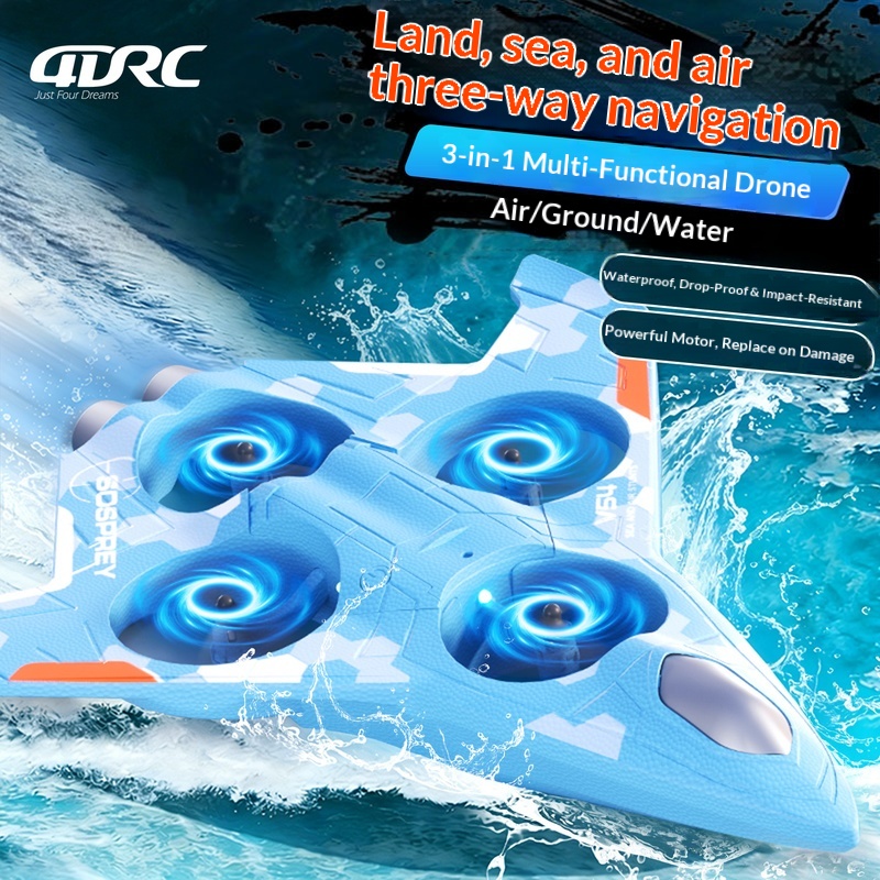 Rc Drone And Flying Car - Sosprey 3 w 1 Dron RC