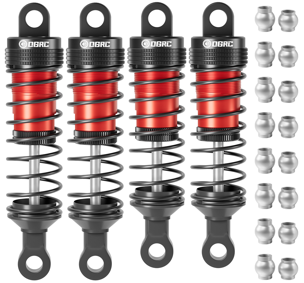 Rc Suspension Arm - Amortyzatory olejowe OGRC z aluminium, otwory