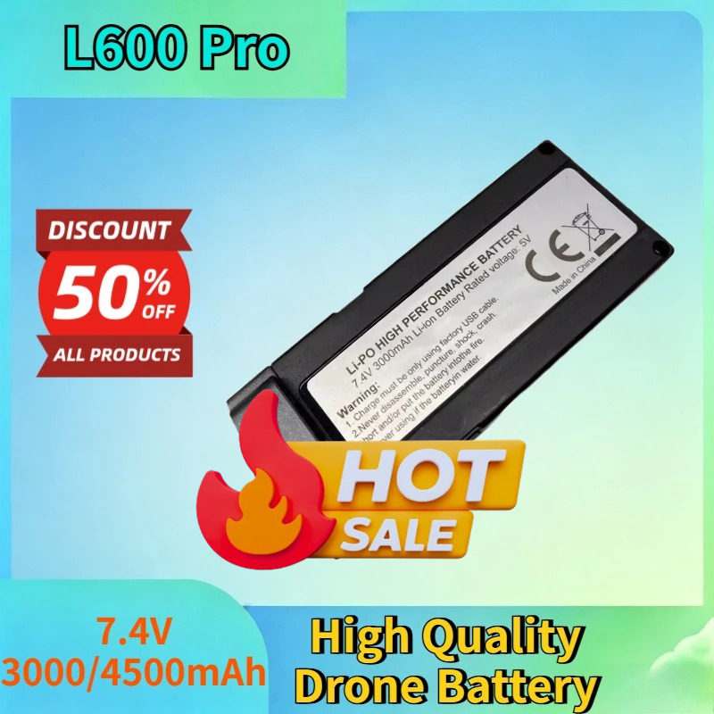 Lyzrc Drone - Akumulator litowo-polimerowy L600 Pro 7.4V 3000/4500mAh
