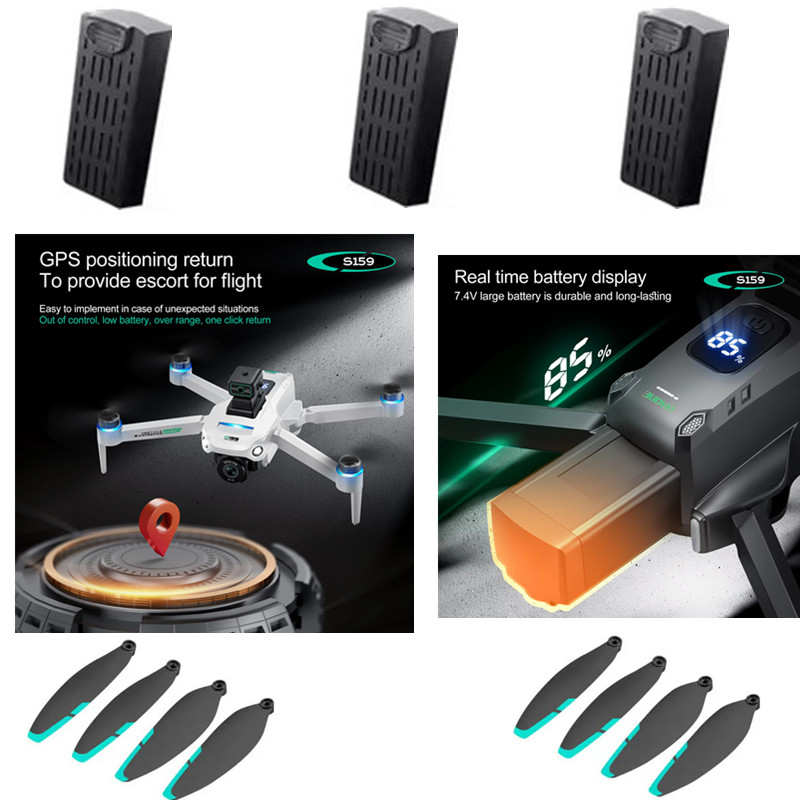 Drone Rc Gps S159 - S159 GPS RC Drone Oryginalna bateria