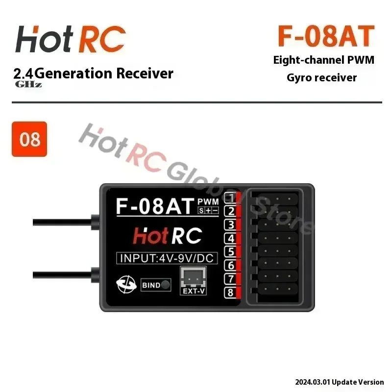 Odbiornik HOTRC 2.4Ghz 4/6/8-k – Rc Boat recenzja i cena
