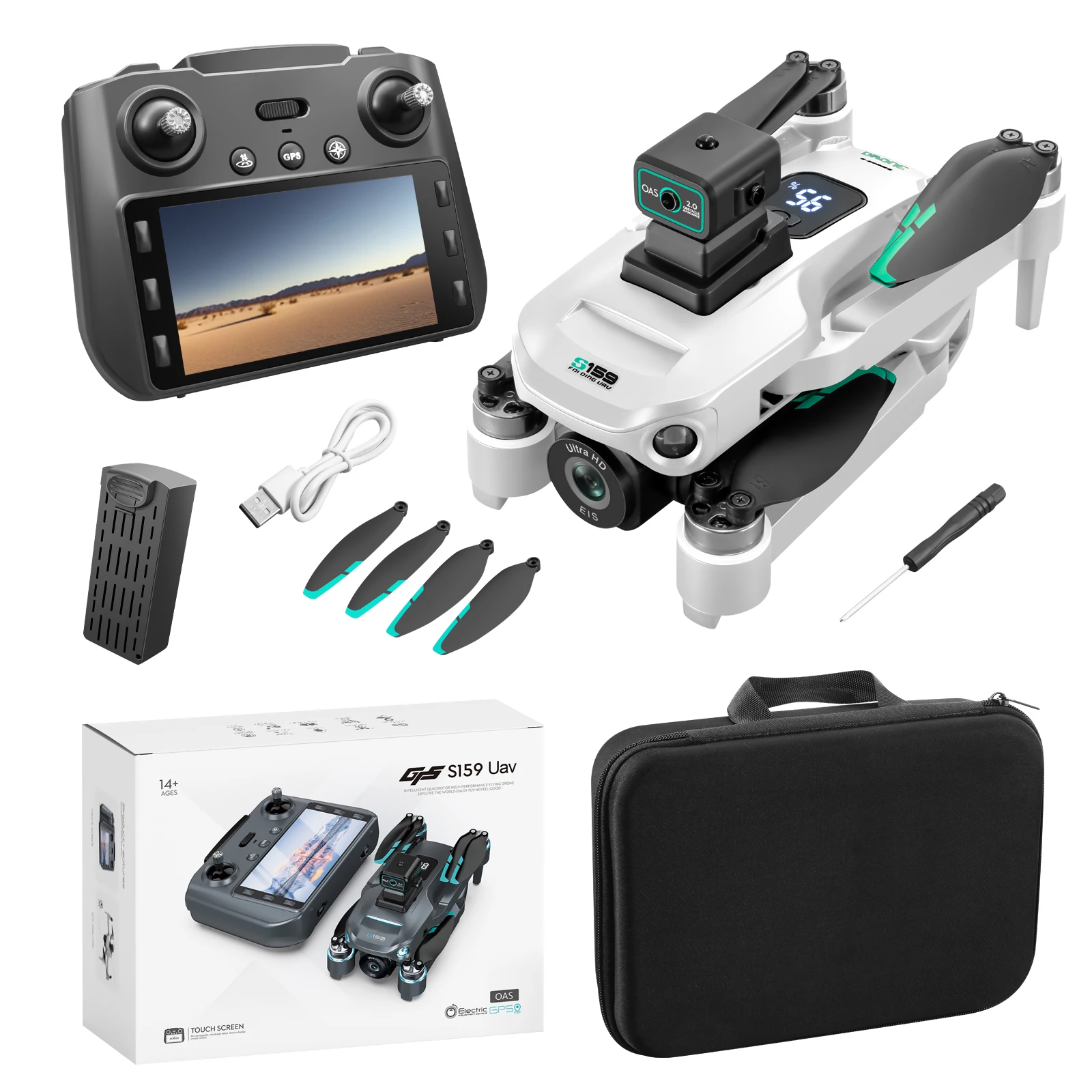 Profesjonalny dron GPS S159 z  – Drone Rc Gps S159 recenzja i cena