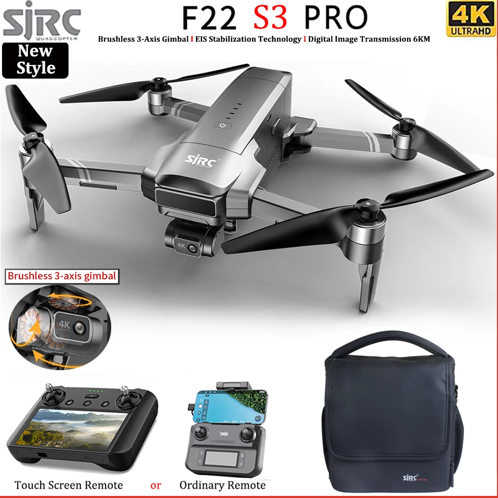 Dron SJRC F22 S3 PRO z kamerą  – Drone F22 Rc recenzja i cena