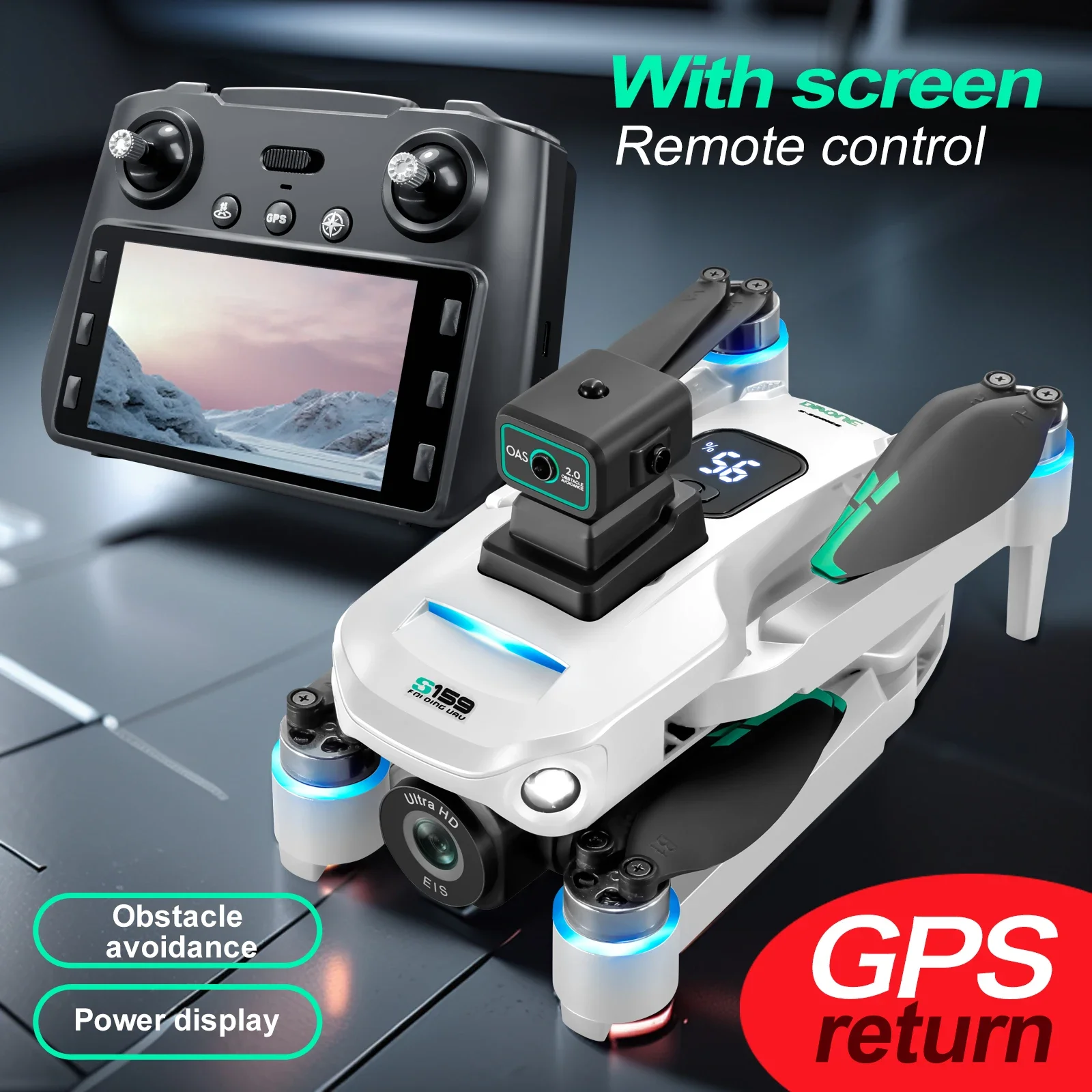 Profesjonalny dron GPS S159 z  – Drone Rc Gps S159 recenzja i cena