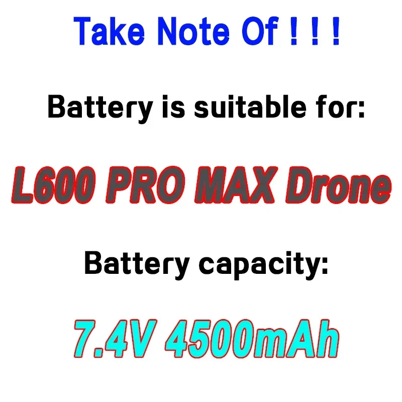 7.4v 4500mah L600 Pro Max Bate – Lyzrc Drone recenzja i cena